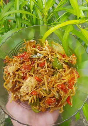 Foto resep Tumis Teri Cabe Gendot