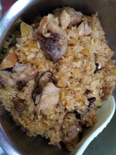 麻油雞米糕 的食譜成品照片