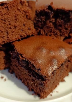 Una foto de Brownies (con cacao)