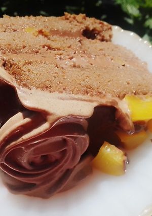 Una foto de Pastel de chocolate 🎂🍫