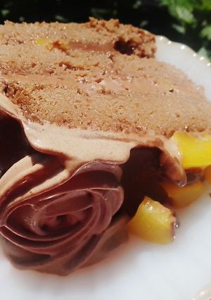 Una foto de Pastel de chocolate 🎂🍫