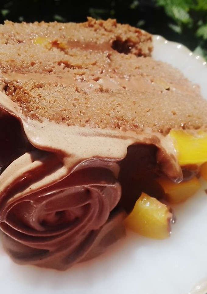Una foto de Pastel de chocolate 🎂🍫