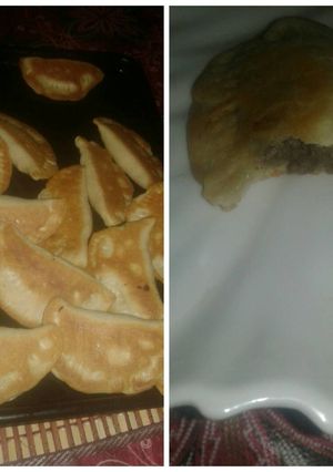 صورة لوصفة فطاير لحمه