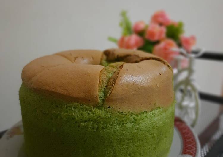 Olahan Chiffon Pandan | Cara Membuat Chiffon Pandan Yang Sempurna