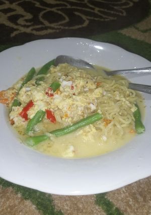 Foto resep Indomie kuah tek tek