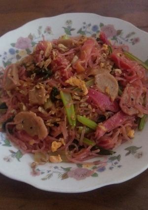 Foto resep Bihun buah naga
