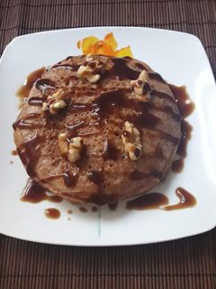 Una foto de Tortitas de manzana 😋😋