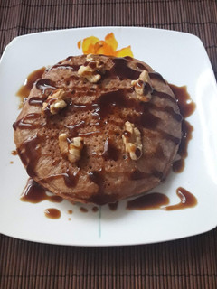 Una foto de Tortitas de manzana 😋😋