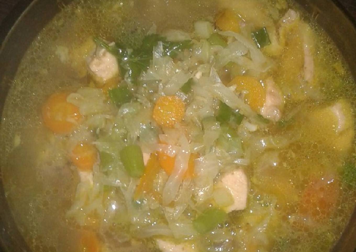 Soto ayam sederhana