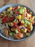 Bowl saumon avocat nectarine