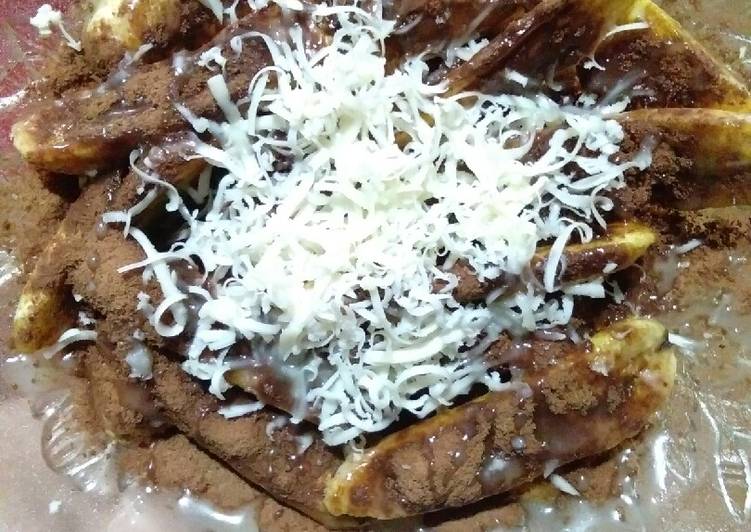 Pisang Bakar Keju Milo