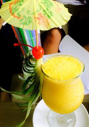 Hình của món Sinh tố Dứa.