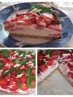 Epertorta sütés nélkül 🍓🍓 recept fotója