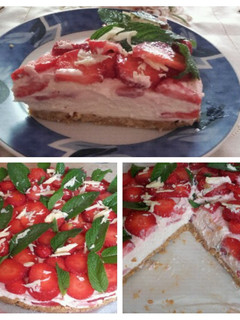 Epertorta sütés nélkül 🍓🍓 recept fotója