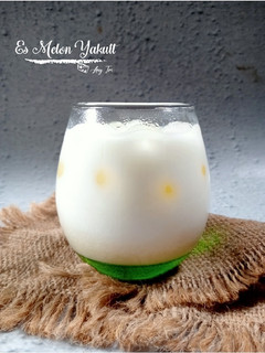 Foto resep Es Melon Yakult