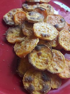 Parmezános édesburgonya recept fotója