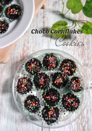 Foto resep Choco Cornflakes Cookies