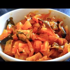 Simple cabbage sabji A picture of Simple cabbage sabji.