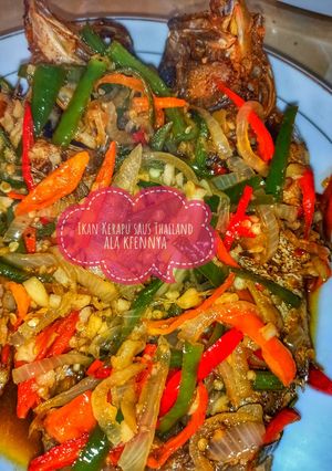 Foto resep Ikan Kerapu saus Thailand