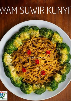 Foto resep Ayam suwir kunyit