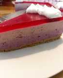 Tarta tricolor de Yogurt
