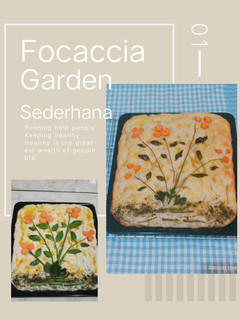 Foto resep Focaccia Garden (Italian Bread)
