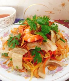 gỏi đu đủ tôm thịt