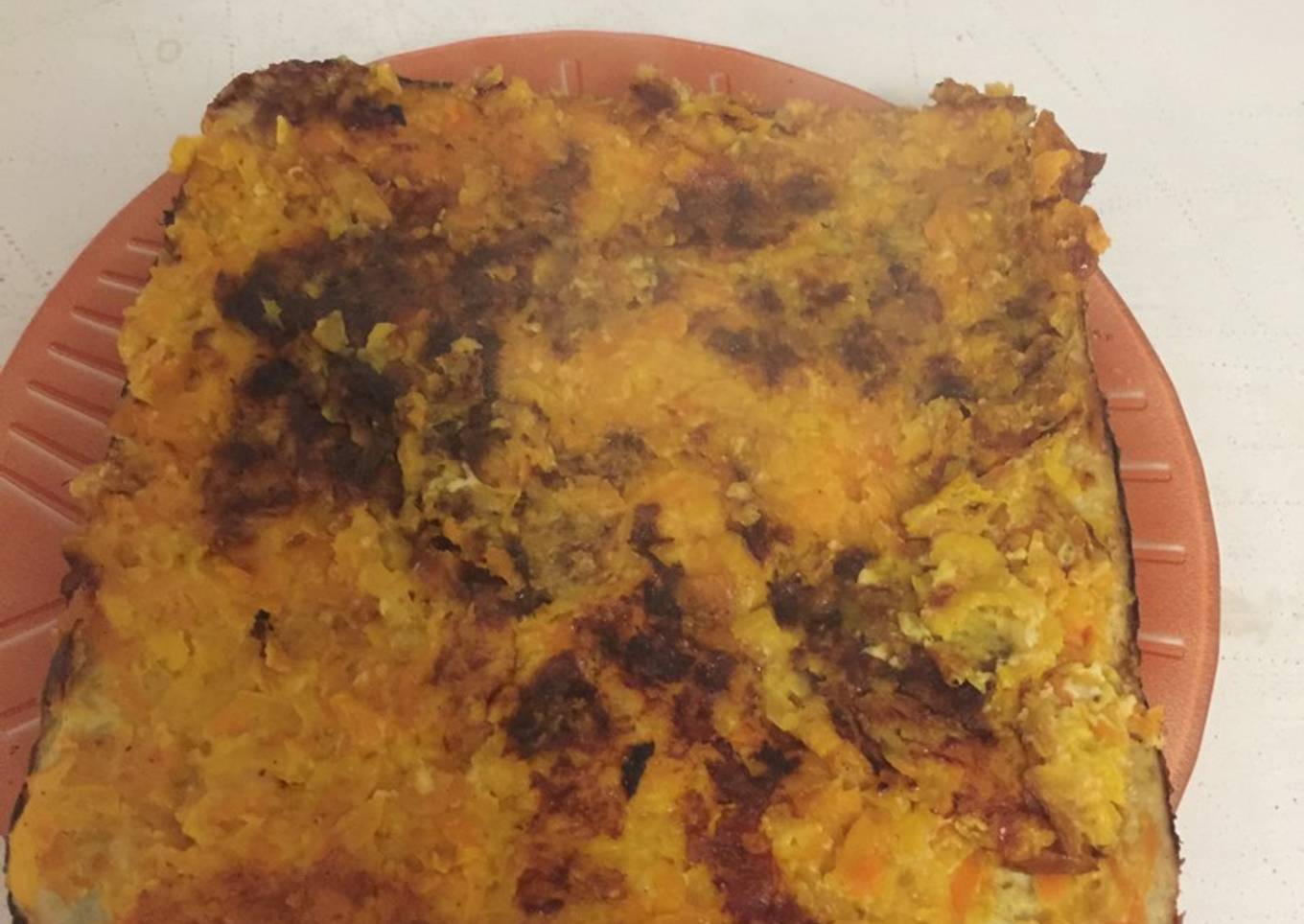 Pastel de pollo y calabaza