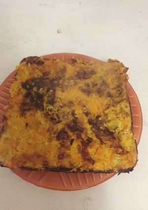 Una foto de Pastel de pollo y calabaza