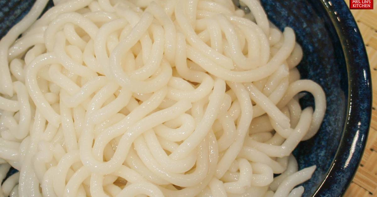 Homemade Gluten Free Udon Noodles Recipe by Julie - Mrs. Lin's Kitchen -  Cookpad