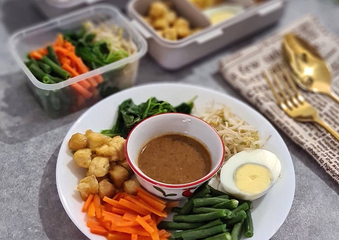 Pecel Sayuran Simple