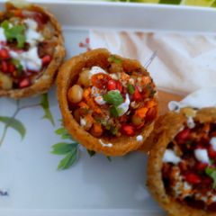 A picture of Vermicelli spicy veggies bowl.
