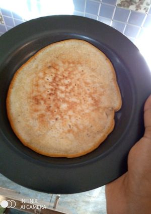 A picture of No egg no milk pancake.