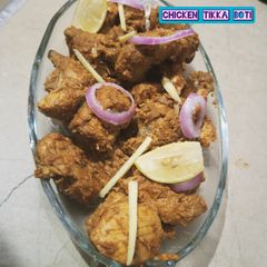 A picture of Chicken tikka boti.
