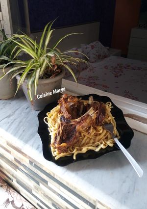 صورة لوصفة لي كوتلات في الكوكوت 🐏🍖