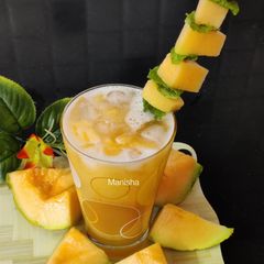 A picture of Muskmelon juice.