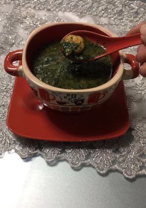 صورة لوصفة ملوخية بالجمبرى