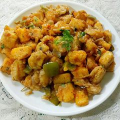 A picture of Paneer chilli.