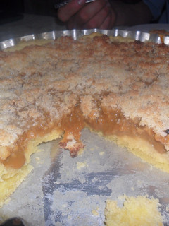Una foto de Tarta de coco y dulce de leche