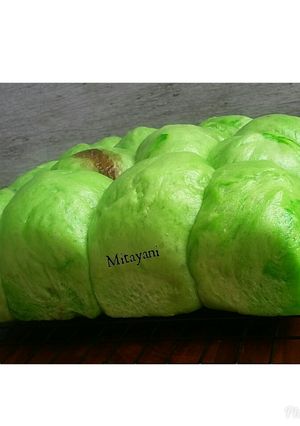 Foto resep Roti sobek Pandan