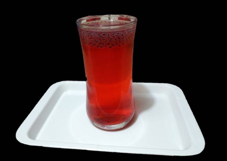 How to Make Homemade Rooh Afza Cooler