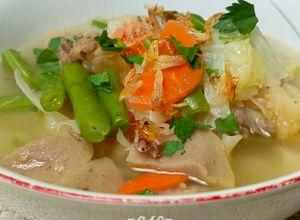Foto resep Sup Sayur Tetelan Baso