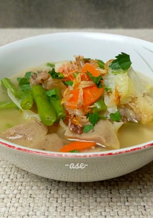 Foto resep Sup Sayur Tetelan Baso