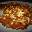 Berenjenas en salsa roja de atún