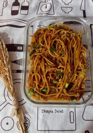 Foto resep Spaghetti goreng