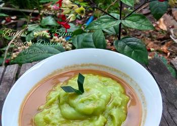 Mudah Cepat Memasak Bubur Sum Sum Santan Durian Enak Sempurna