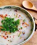Cháo nấm rong biển tốc hành từ cơm nguội