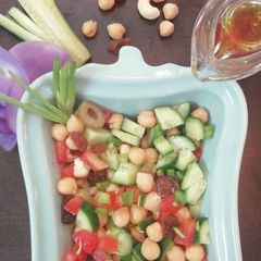 Chickpea nuts Salad A picture of Chickpea nuts Salad.