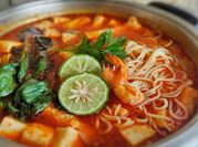 Gambar mie urai kuah pedas