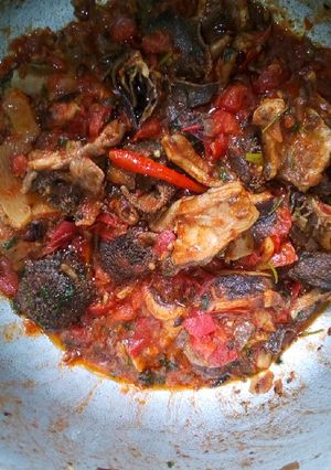 A picture of Wet fried matumbo.